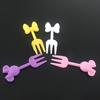 Fruit Fork Mini Cartoon Kids Fruit Pick Toothpick Bento Lunches Party Decor