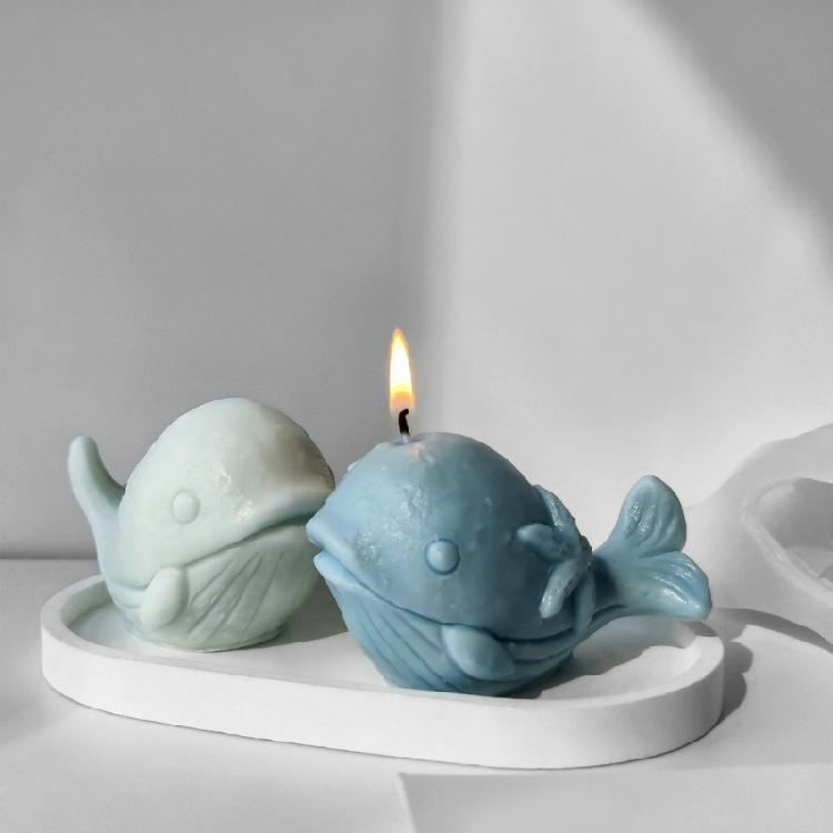 Creative Dolphin Designs Sturdy Silicone Mould for Artisanal Cake and Candle Creation Decoration Kitchen Gadget
