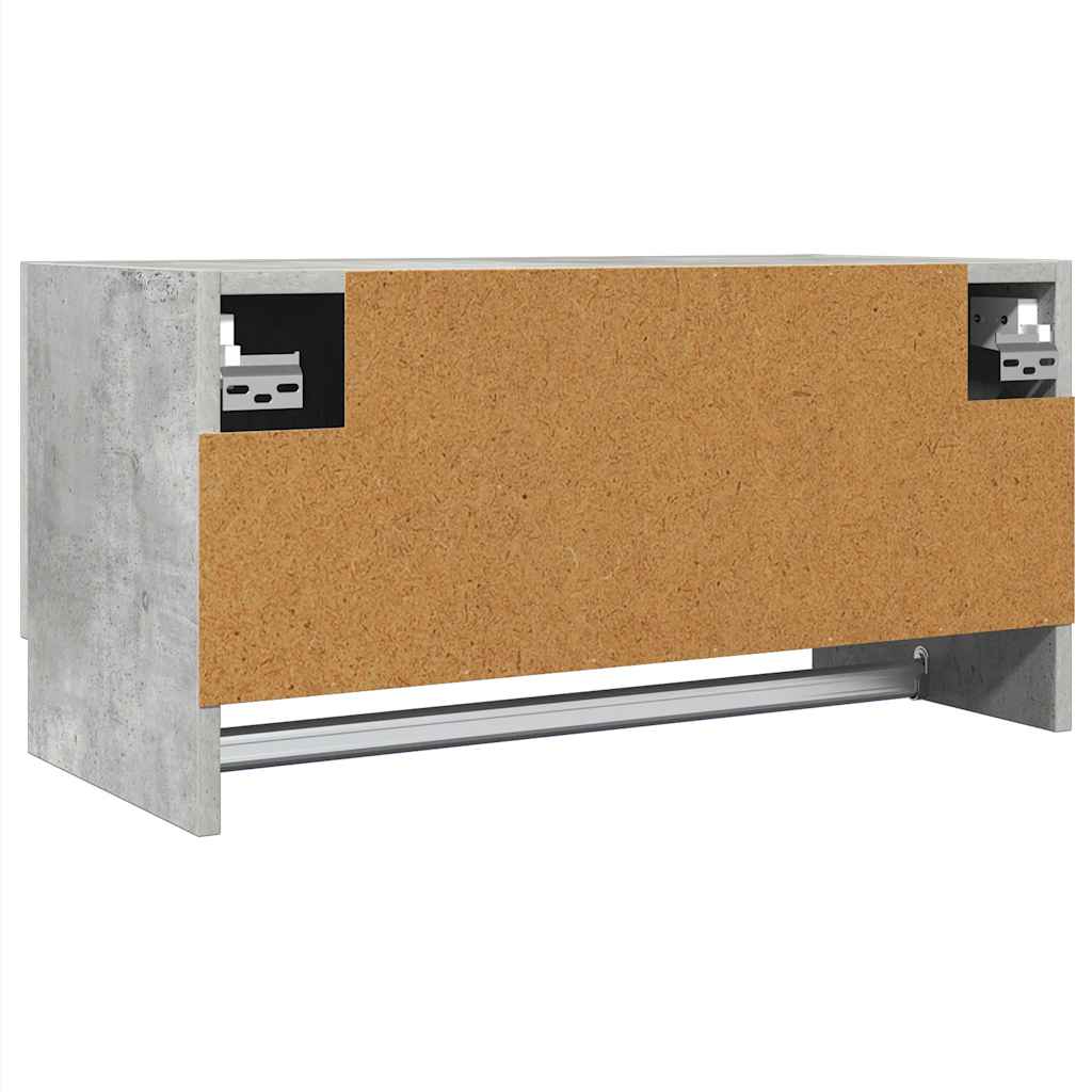 Wardrobe Concrete Grey 70 X 32.5 X 35 Cm Particleboard