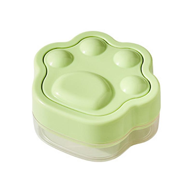 

1pc Ice Cube Mold Cute Cat Claw Shape Ice Cube Maker Water Bottle Ice Cube Mould Press-type Home Ice Cube Mold зелений