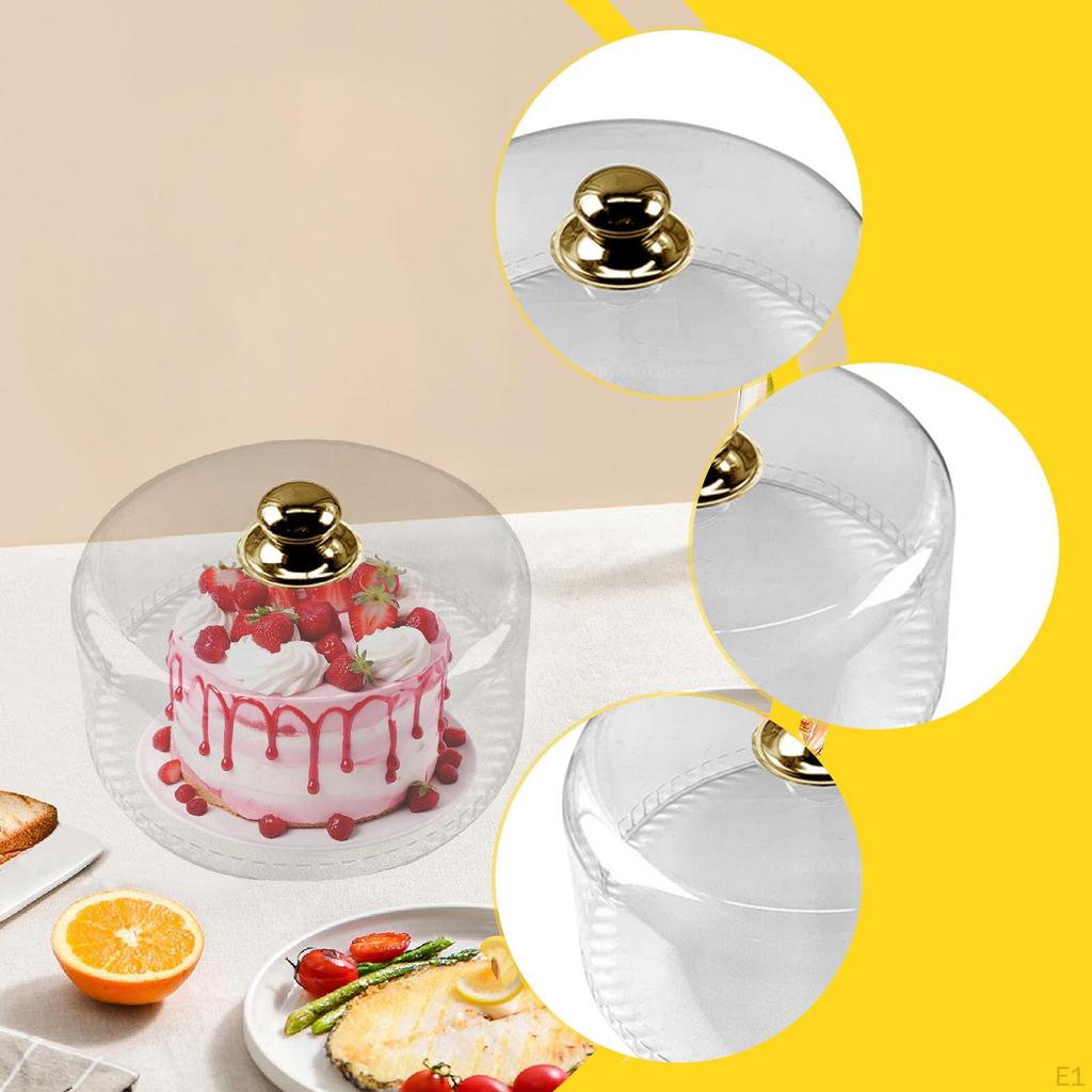 Food Cover Dust Keep Your Serving Plate Dish Dome Protector for Home Birthday Wedding