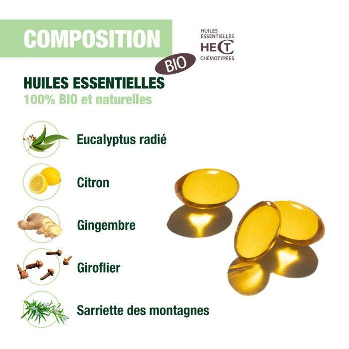 Pranarom Oleocaps+ Système Immunitaire Bio 30 capsules