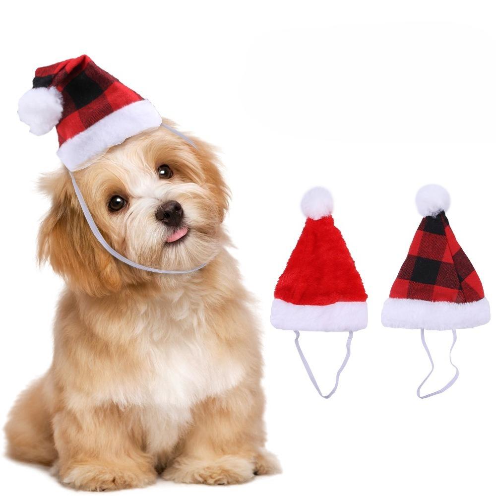 New Pet Headgear Christmas Dress Adjustable Hat Cat Dog Funny Accessories
