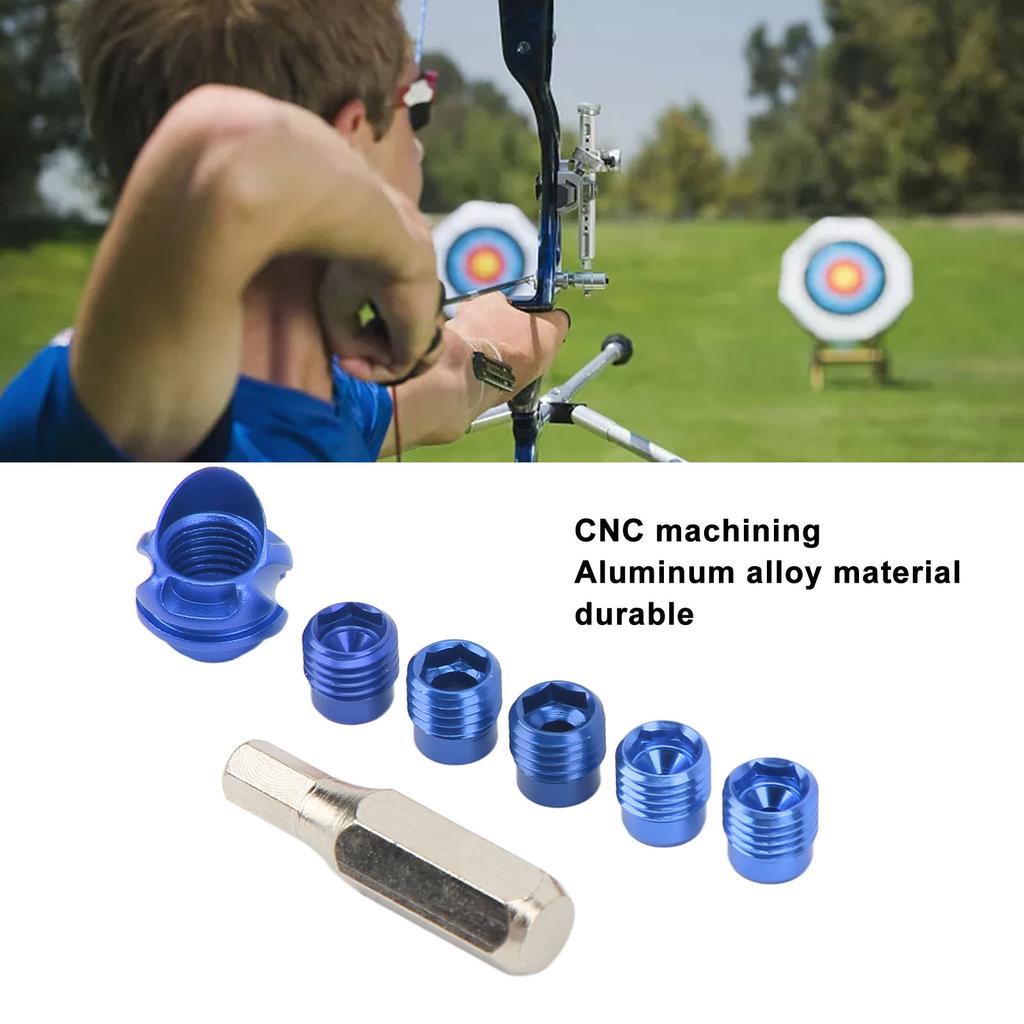 Compound Bow Peephole Set with 37 Degree Replaceable Inner Peep Sight Set