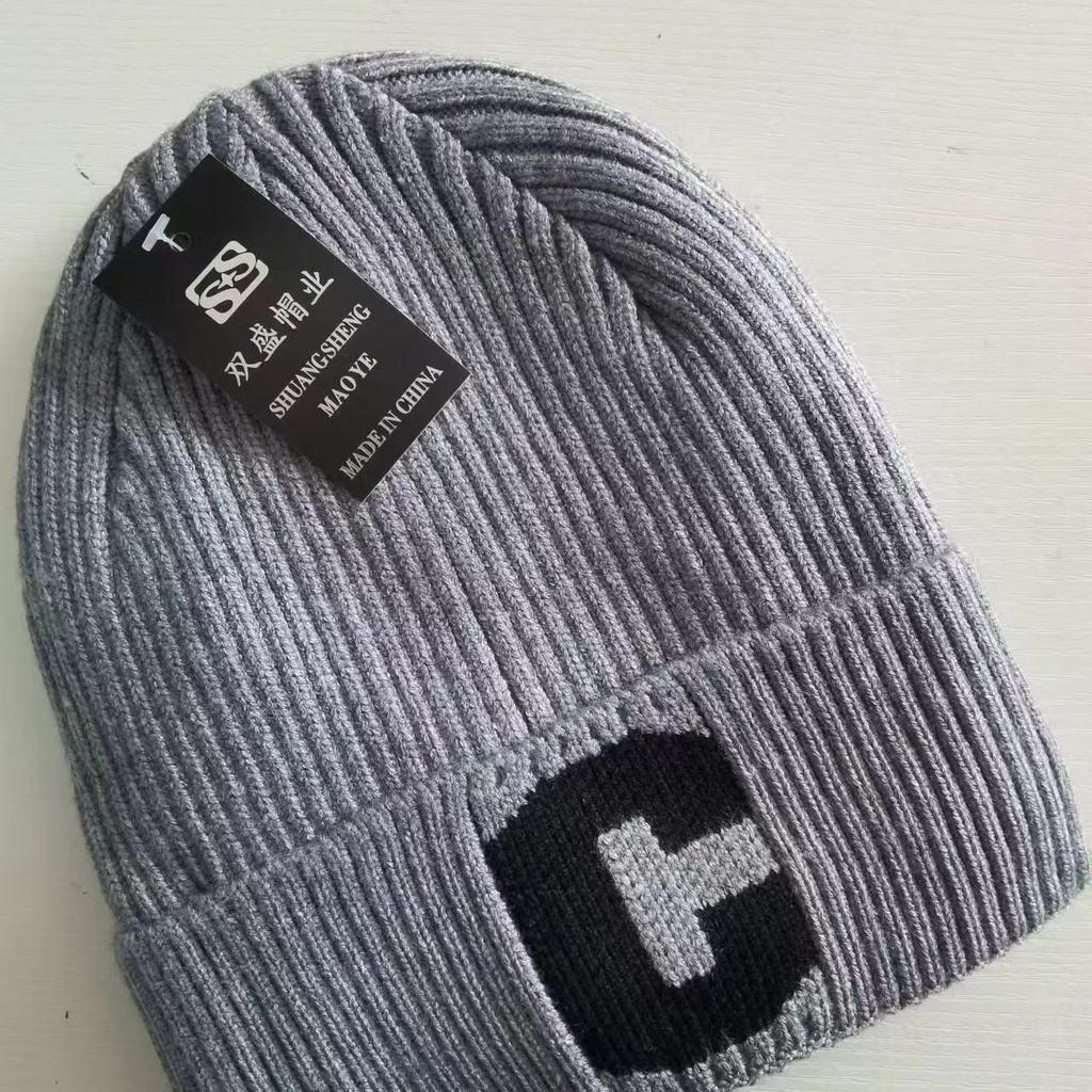 Neuer Stil Wollmütze C Standard plus Samt verdickte Strickmütze Kälteschutz und Wärme Herbst und Winter Ohrenschutz Strickmütze Baotou-Mütze
