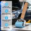 3rd-Gen Sound Deadening Roller, Professional Dual Bearing Hand PU Seam Roller Application Tool with Wood Handle for Car Audio Sound Deadener,