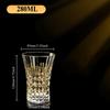Luxury Whiskey Glass European Crystal Diamond Champagne Cup High Foot Style Glass Red Wine Cup Elegant Aesthetic Alcohol Glasses