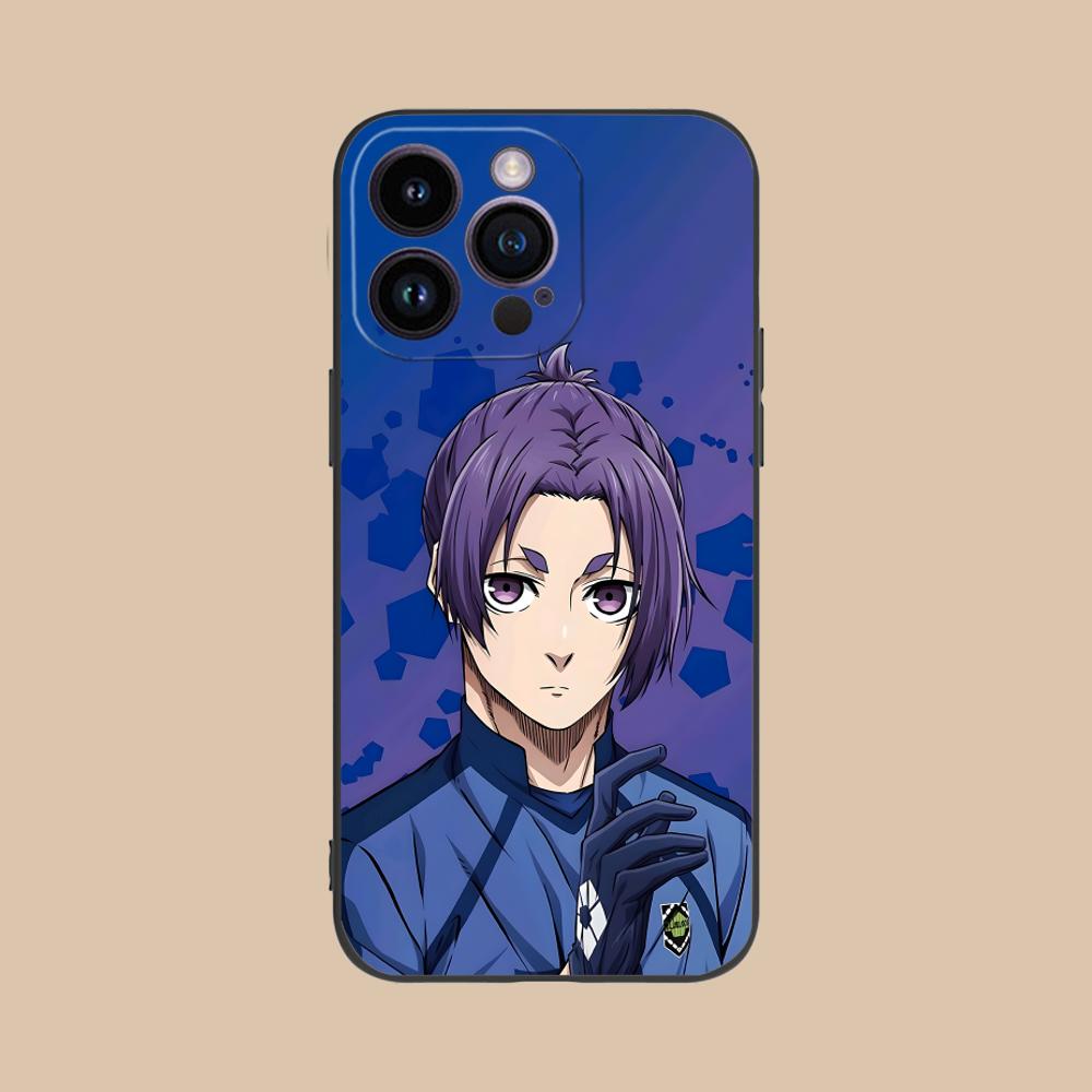 Blue Lock Reo Mikage Matte TPU Mobile Phone Case for iPhone 17 16 15 14 13 12 11 X XR XS 8 7 Air Pro Max Plus Mini Cover