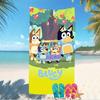 Beach Towel with Bluey Pattern - soft,absorbent,machine washable Lightweight&Modern,swimming,Travel Essentials