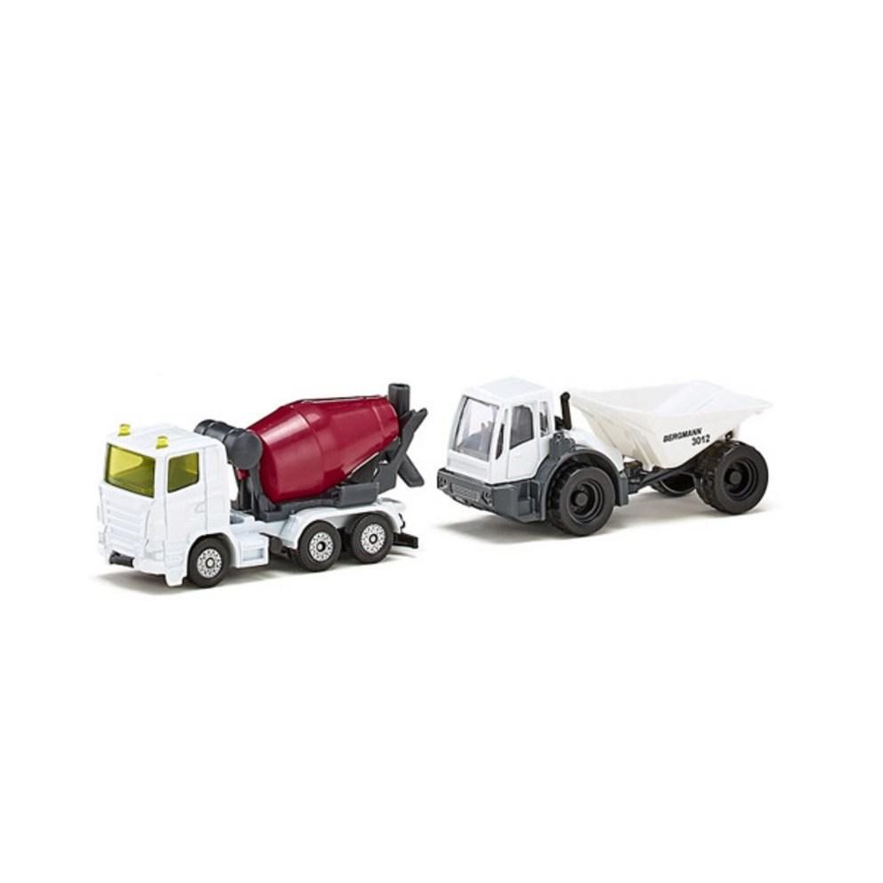 Siku SK1692 Die-Cast Construction Vehicle Playset, Mixed Colors