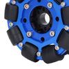 Robot Omnidirectional Wheel Omni Wheel 4in Omnidirectional Aluminium Alloy Hub Component Part for Robot  DIY