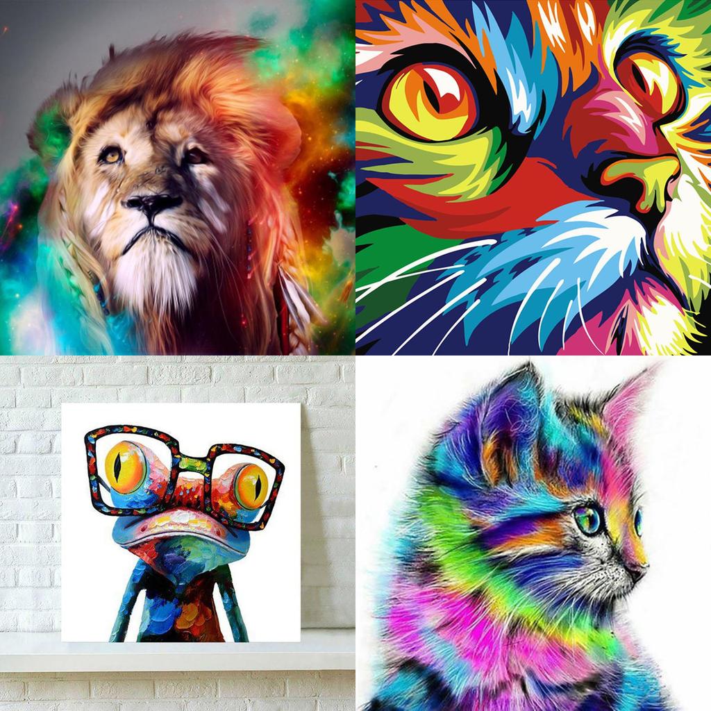 Premium Quality Animals Pictures Oil Painting Canvas Wall Decor For Stylish Interiors