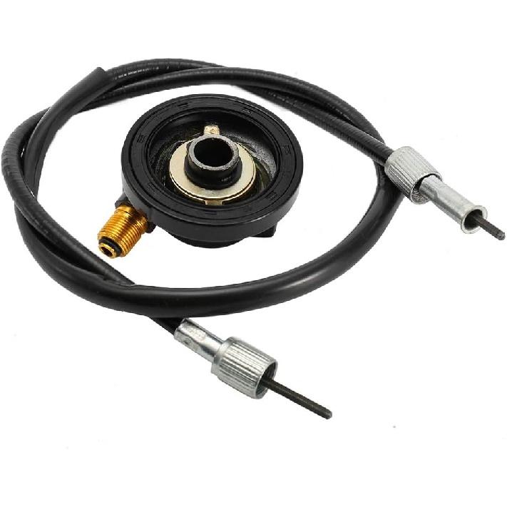 Akozon 12mm Scooter Speedometer Drive Gear with 100cm Cable for GY6 Scooter