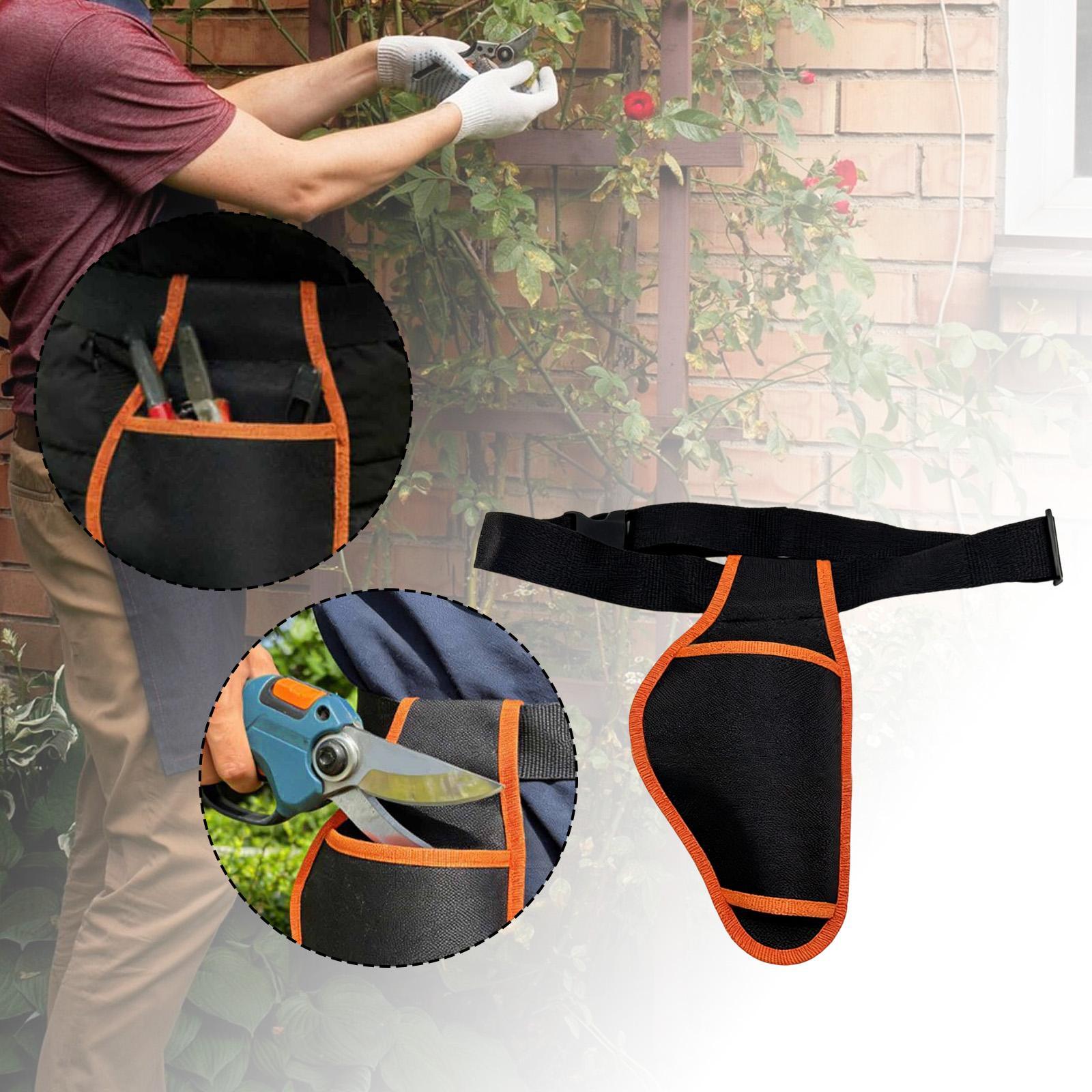 

Heavy Duty Oxford Scissors Sheath Tool Belt Bag Holder Organizer for Work Tools Garden Pruning Shears Storage оранжевый