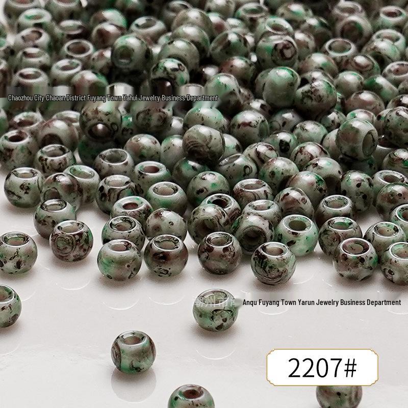 4mm Picasso Glass Seed Beads for DIY Jewelry: Bracelet, Necklace, Ring Accessories