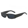 2024 New Retro Black Frame Square Personalized Fashion Trendy Luxury Vintage Uv400 Protection Sunglasses Women