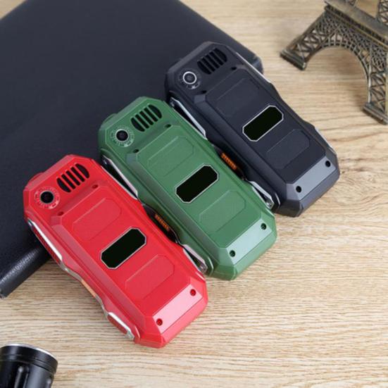 Seniorentelefon Dual-SIM-Steckplatz Starke Taschenlampe Klare Kamera Lange Standby-Zeit Mehrsprachig