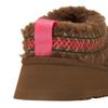 UGG Tazz Braid Slipper Hardwood femei pantofi maro 1143976-HWD