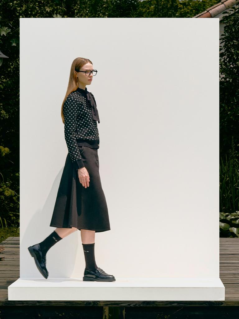 LUVM Cotton Full Skirt_Black
