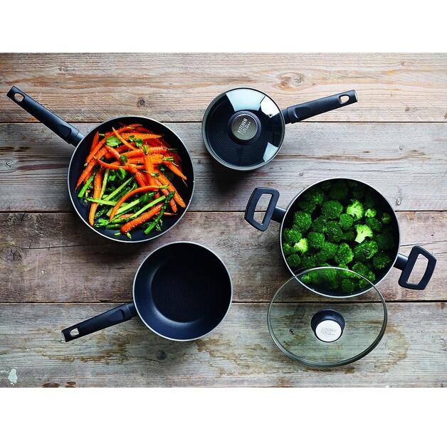 Сковорода-вок Kitchen Fun Salsa с крышкой 28 см (13850284)