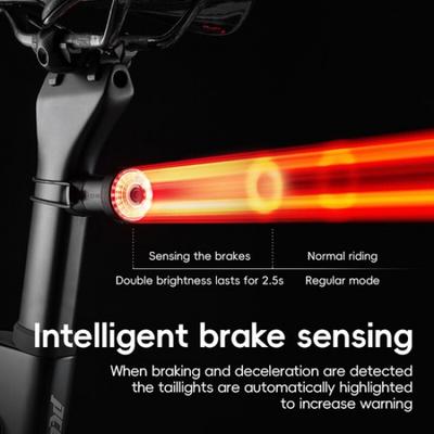 ROCKBROS RearLight Smart Taillight LED Waterproof Bicycle Bike Brake Sensing USB