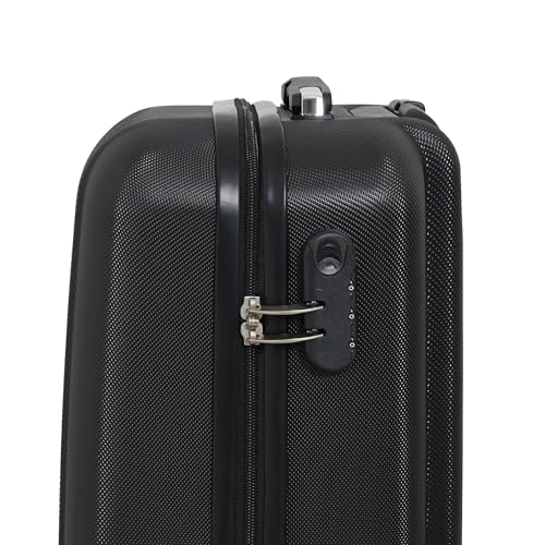 Captain Stag (CAPTAIN STAG) Suitcase, Carry-on Bag, Travel Case, Single Zipper with Dial Lock, Black, Rise UV-56