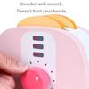 BABIBO Children's Wooden Simulation Toaster Kitchen Set/Girls Pink Bread Machine Kitchen Play House Toys