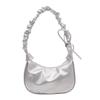 Minimalist Pu Underarm Purse With Zip Closure For Women Street Fashion Accessories