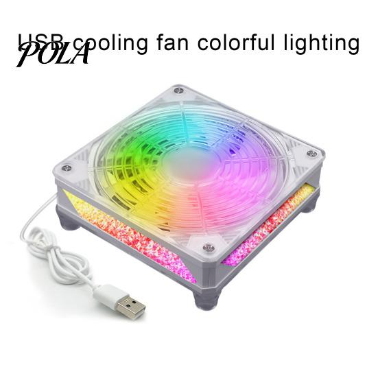 Desktop Cooling Fan USB Computer Mini Single/Dual 1800RPM Mute Heat Dissipation Small Space CPU Cooler Accessories for Android TV Box Router SingleFan
