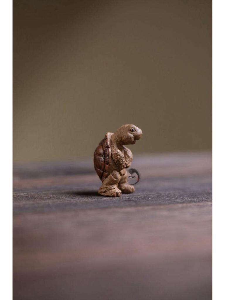 Yixing Zisha Turtle Tea Pet & Incense Holder Ornament