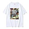 2024 Grand Theft Auto Vice City Print 100%Cotton T-Shirts GTA Game Men Women Casual T Shirt Harajuku Unisex Tees Tops Clothing#Color(1)