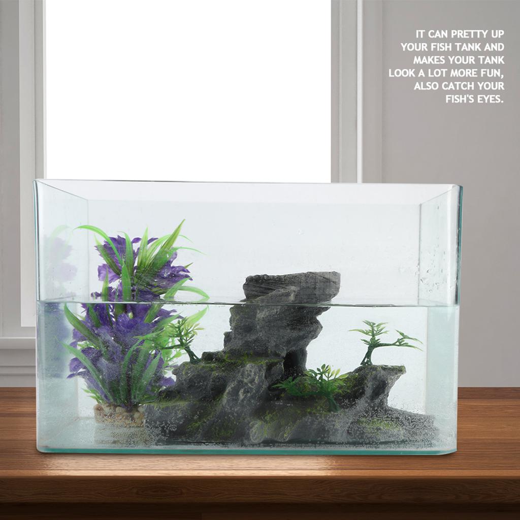 Simulation Resin Rockery Shape Fish Tank Aquarium Ornaments Decor