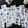 One Cycle Cute Hand-drawn Anime Cartoon Girl Stickers 35-50cm for Craft Supplies Scrapbooking Material Phone