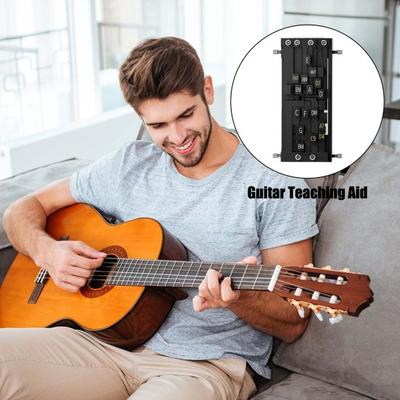 Guitar Aid Chords Trainer Systém učení s nástrojem pro kytaru pro začátečníky, dospělé a dospívající Pomůcka pro cvičení kytarových akordů