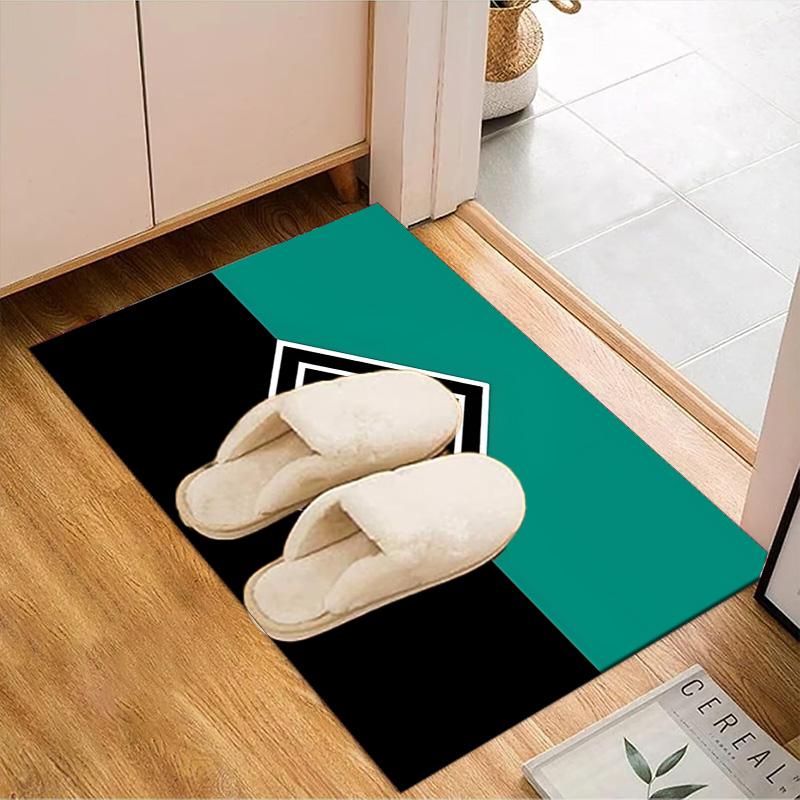 Mönchengladbach Wappen Teppich für Wohnzimmer, Spielzimmer, Büro, Schlafzimmer, Bürobodenmatte Verspieltes Design, Fan Geschenke Weihnachtsdeko