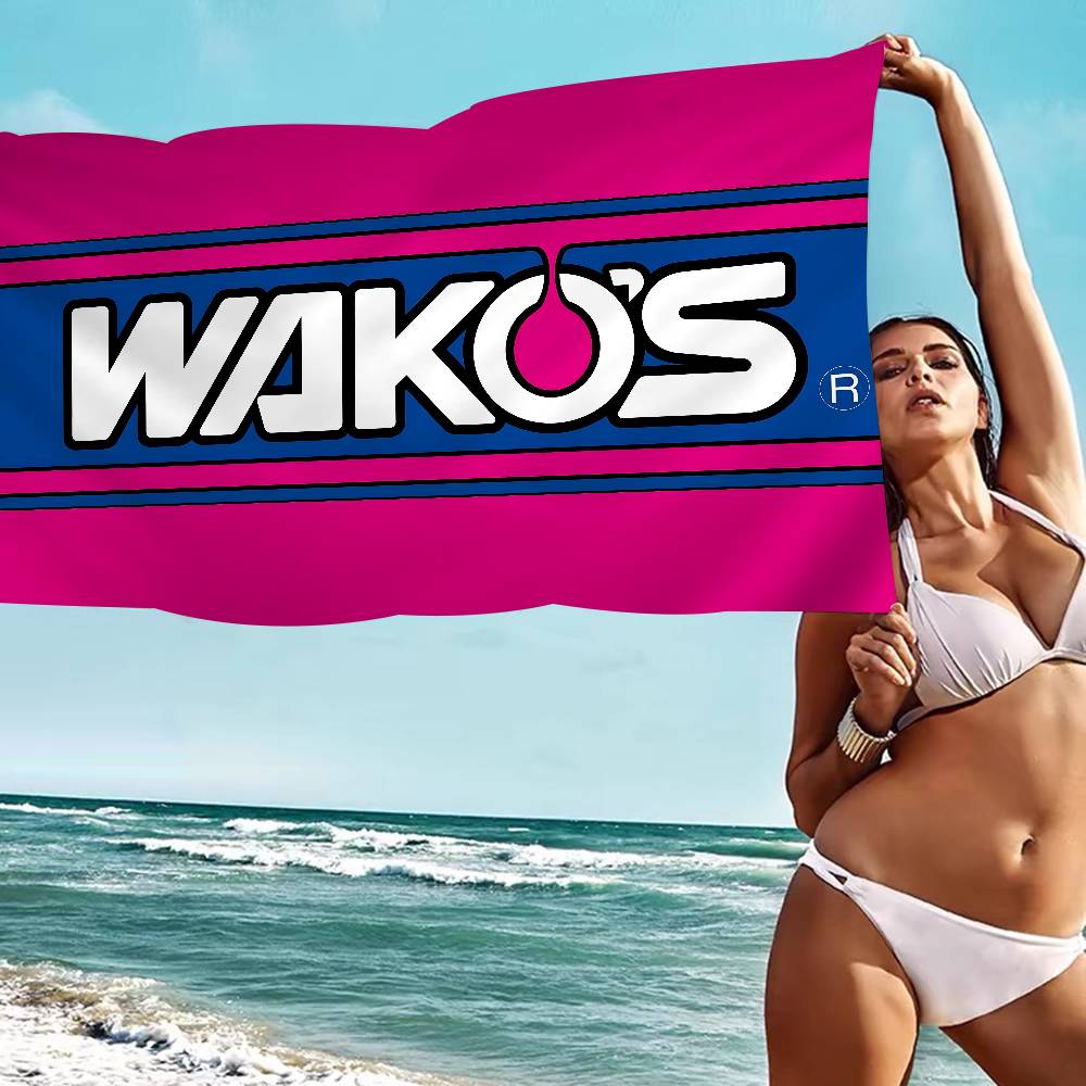 

JDM WAKOS Beach Towel Colorful Bath Towels For Girl Microfiber Quick Dry Sand Free Beach Yoga Spa Gym Pool W30*H60(CM)