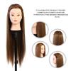 Makeup Mannequin Head Hairdresser Training Head Cosmetology Doll Head Blond Golden Brown