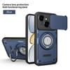 For Tecno Spark Go 1 Case Cover Magnetic Armor Shockproof Ring Holder Case Wireless Charge Cover