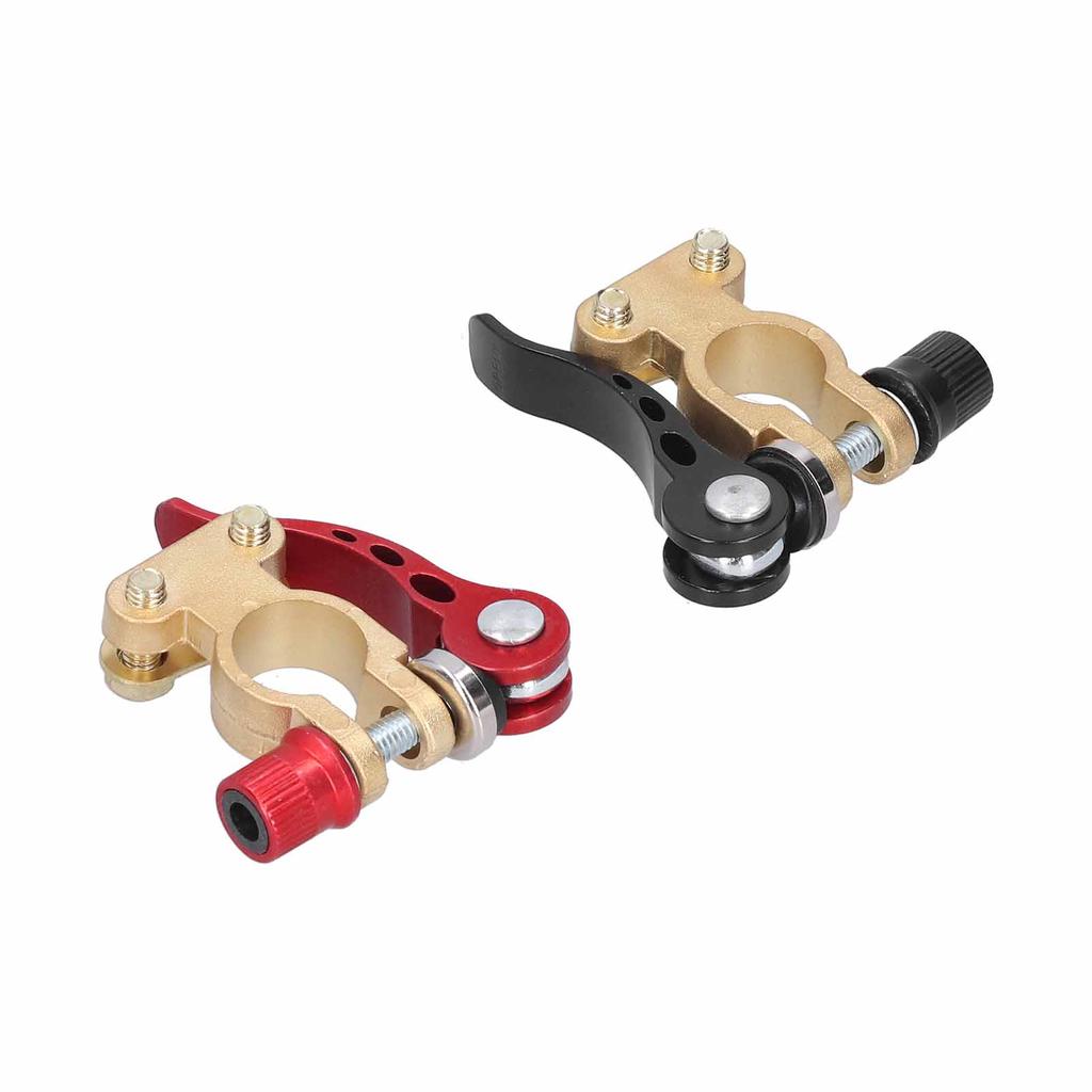 2pcs Battery Terminal Clamps Quick Disconnect Shut Off Connector for 12V 6V 24V Boat UTV Tractor