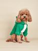 Halloween Dinosaurier Hunde Kostüm Kleidung, Grüner Plüsch Haustier Hoodie mit 3D Dino Details, Festliches Haustier Outfit für Kleine/Mittelgroße Hunde