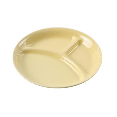 [Official] OGISO (Ogiso) - Nursery School Approved Reinforced Porcelain Lunch Plate, 22cm, 3 Compartments, Cafe Style, 17266250B100