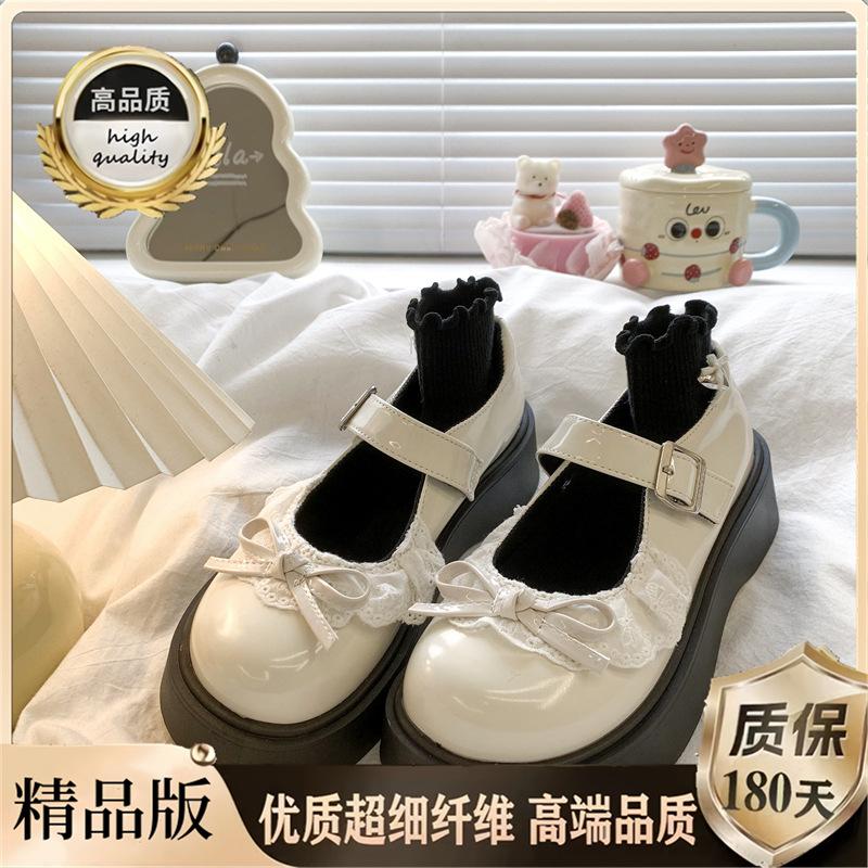 Platform British style 22 autumn new Mary Jane small leather shoes jk uniform single shoes