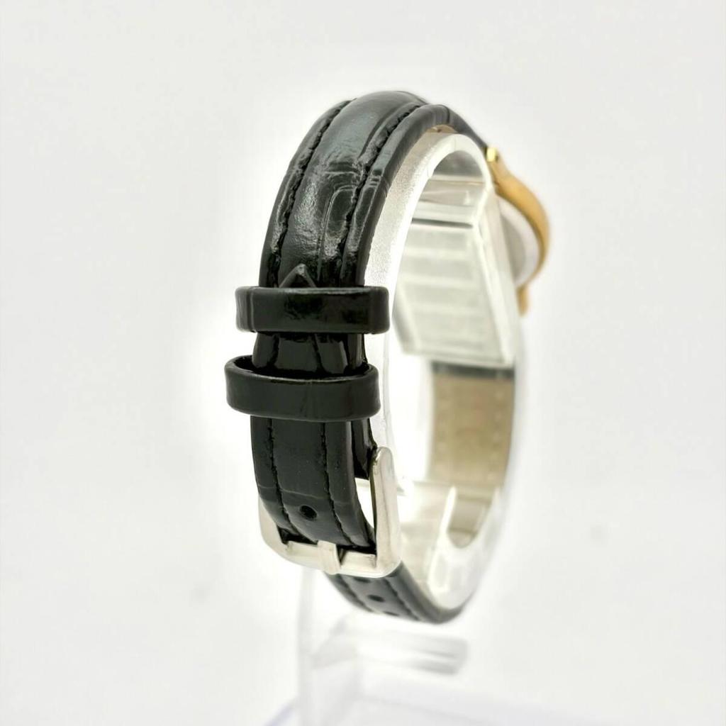 Used [Good Condition/New Battery] SEIKO Exceline Ladies Watch Gold Roman 7320-0390 893506 New Belt