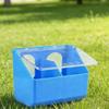 Bird Feeders For Outdoors Large Capacity Heavy-Duty Dispenser Pet Pigeon Food Dispenser Box For Parakeet Quail Parrot Poultry