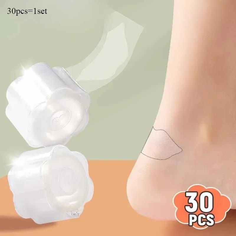 30pcs Gel Heel Protector Foot Patches Adhesive Blister Pads Heel Liner Shoes Stickers Foot Care Adhesive Patch Stickers Cushion