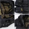 New Black and Gold Down Jacket Short Thickened High-end White Goose Down Men's and Women's Couples Series Big-name Anti-season Jacket