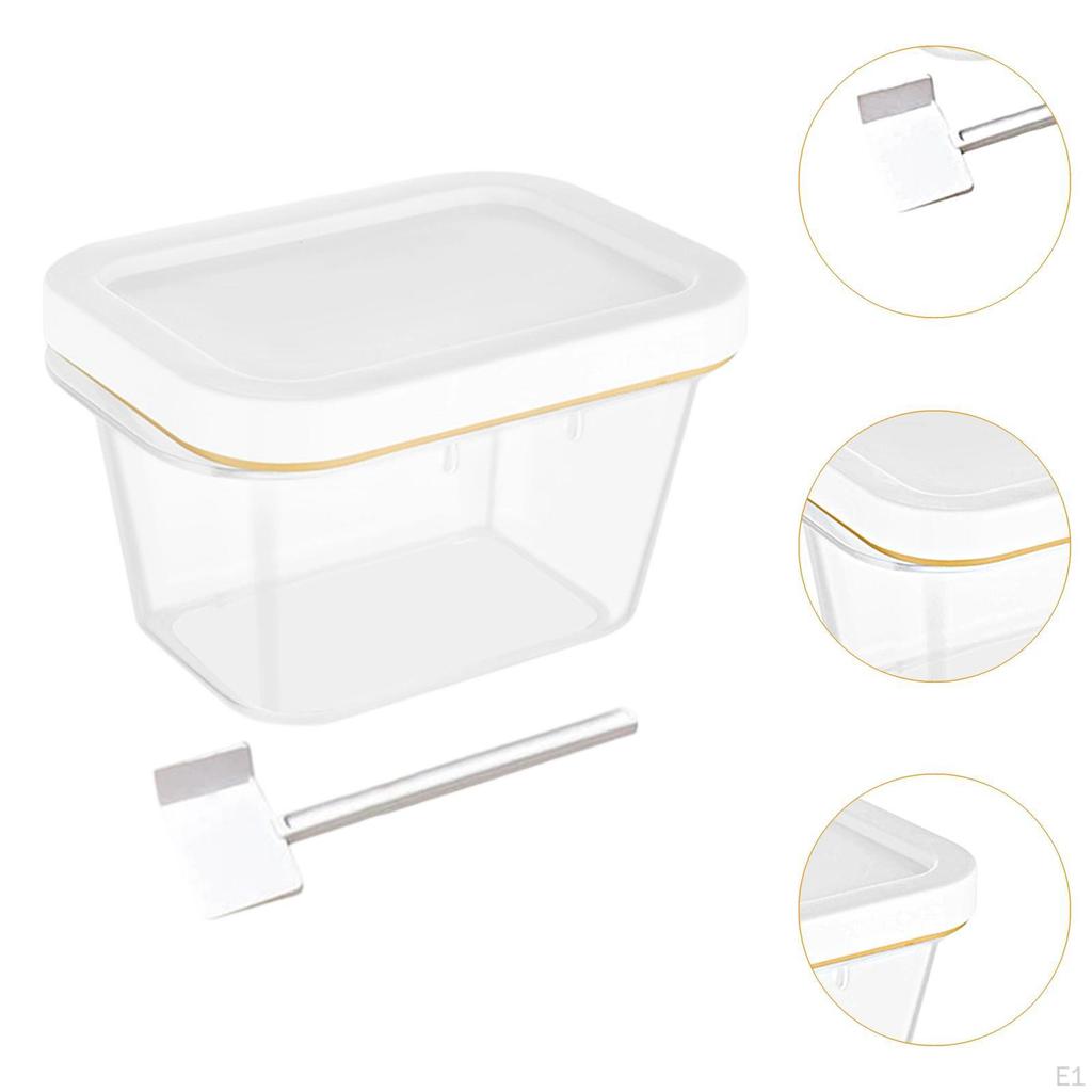 Butter Cutting Box Preservation Airtight Lid Portable Multi Functional Container Keeper for Fridge