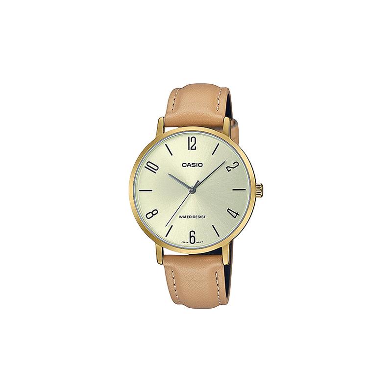 

Casio STANDARD Series Classic Simple Exquisite Fashion Quartz Movement Leather Strap Japanese and Korean Watch Women s Watch Gold Dial LTP-VT01GL-9B2 золотий