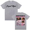 2025 Rappert Myers Tour Graphic T-Shirt Men's Hip Hop Harajuku Style Fashion Trend Casual 100% Pure Cotton Printed T-shirt Y2k