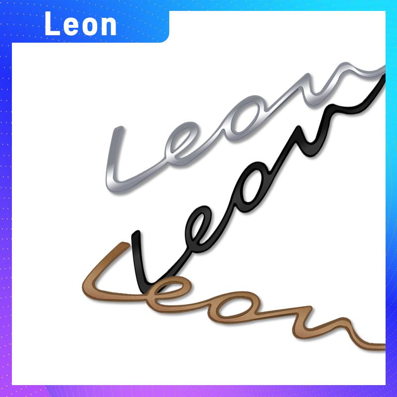 1PCS Metal For Seat Leon Logo Cupra Emblem Car Rear Trunk Sticker Body Sign Badge Letter Decoration Styling